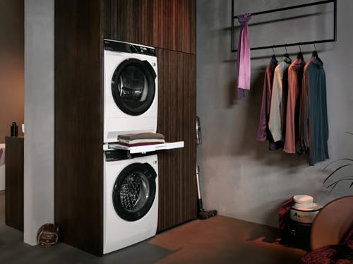 AEG Wärmepumpentrockner 8 kg, Serie 9000: AbsoluteCarePlus Daunentrocknung, Testsieger Stiftung Warentest, 3D-Scan Restfeuchteermittlung, Energiekl. C, Energiesparend, Trommelbeleuchtung, TR9T75680