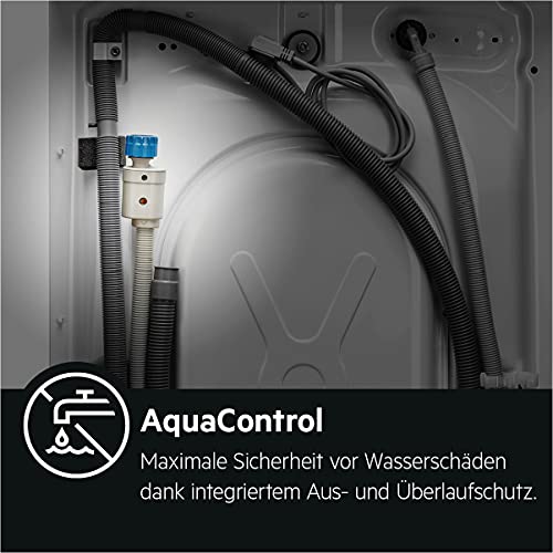 AEG Waschtrockner, DualSense - schonende Pflege, 8 kg Waschen, 5 kg Trocknen, D, energiesparend, Mengenautomatik, Nachlegefunktion, ProSteam – Auffrischfunktion, 1600 U/min, Weiß, L7WBA60680