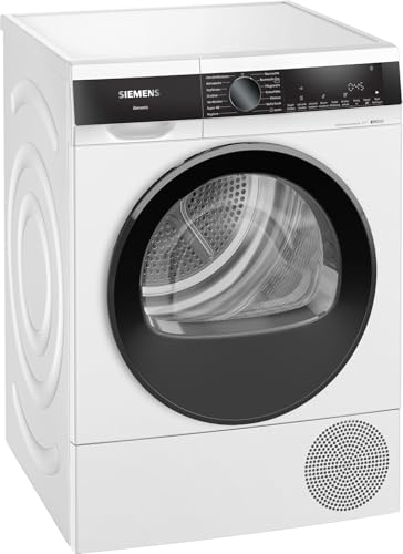 Siemens WQ35G2D00 iQ500 Wärmepumpen-Trockner, 8 kg, selbstreinigender Kondensator - Reinigt sich automatisch, autoDry-Technologie - schonendes, präzises Trocknen, speedPack Sparen Sie Zeit Weiß