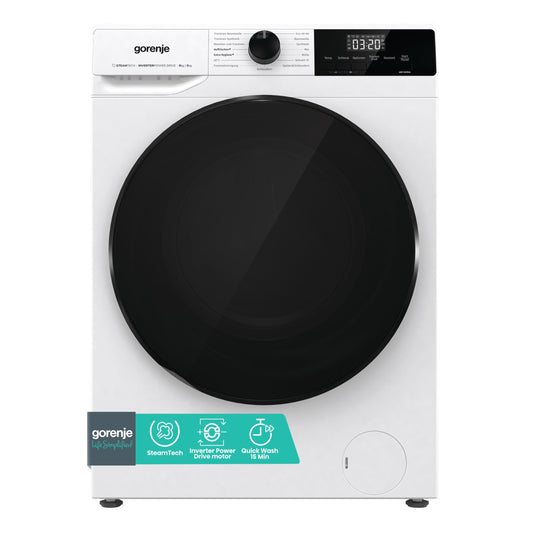 Gorenje WDAM 854 AP Waschtrockner mit Dampffunktion, 8 kg, 1400 U/min, Weiß