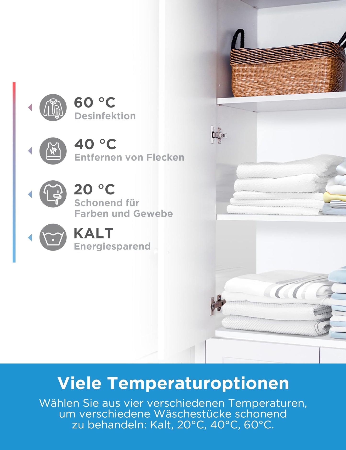 Midea MF10EW70B Waschmaschine / 7kg / 1400 U/Min/EEK A/Inverter Quattro Motor/Dampffunktion/Grosse Trommel/Nachlegefunktion/Kindersicherung/AquaStop, Weiß