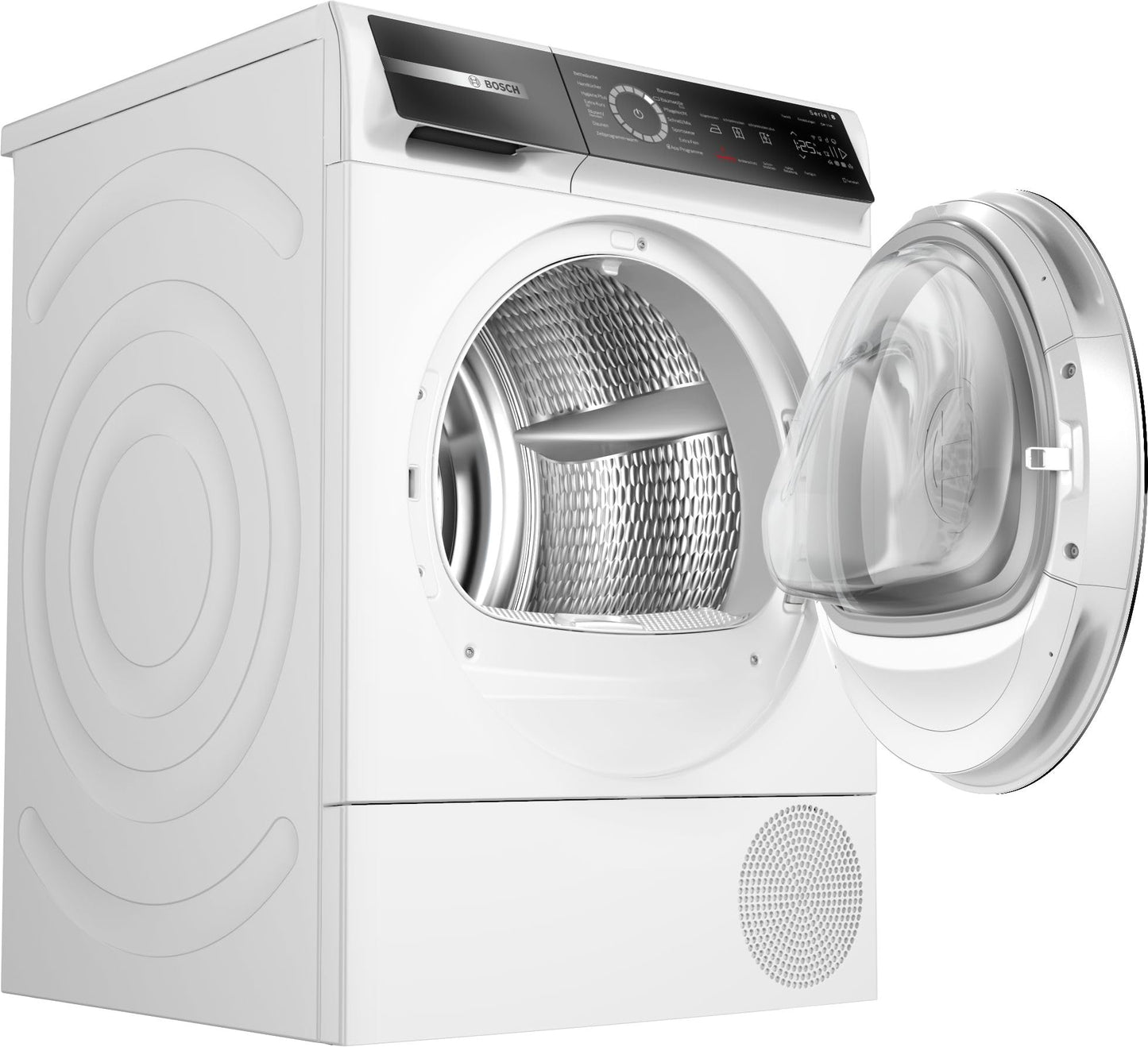 Bosch WQB245B40, Stiftung Warentest GUT (2,5)*, Serie 8 Smarter Wärmepumpentrockner 9 kg, AutoDry Sensorgesteuerte Trocknung, SmartDry Programmautomatik, LED-Display, Selbstreinigender Kondensator