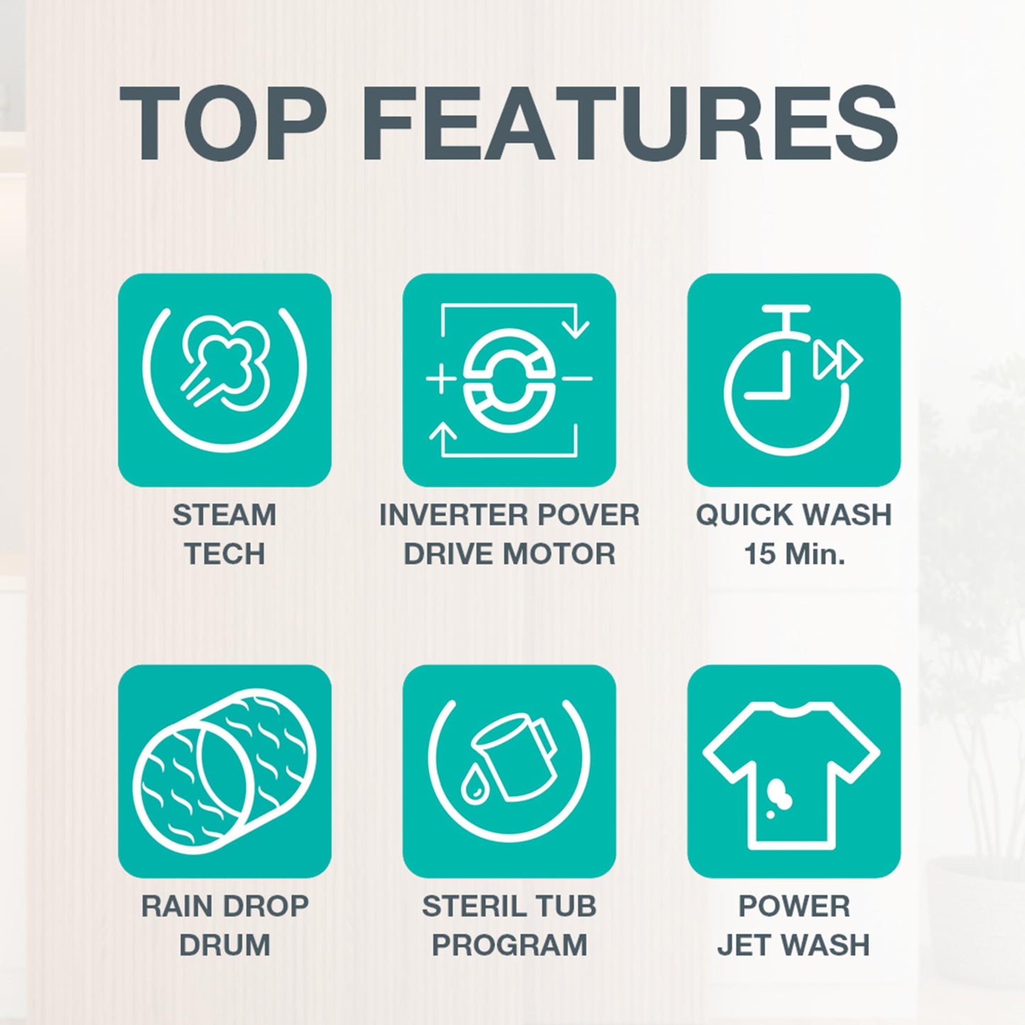 Gorenje WDAM 854 AP Waschtrockner mit Dampffunktion, 8 kg, 1400 U/min, Weiß