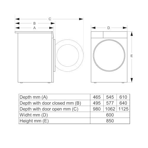 Gorenje WPAM74SA1T Waschmaschine mit Dampffunktion/Slim/ConnectLife / 7Kg / 1400 U/min/15 Programme/Totaler AquaStop/Wave Active Trommel/ExtraHygiene/PowerWash/Schnell Waschgang/EEK: A-10%