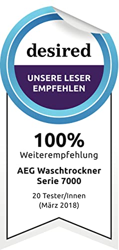 AEG Waschtrockner, DualSense - schonende Pflege, 8 kg Waschen, 5 kg Trocknen, D, energiesparend, Mengenautomatik, Nachlegefunktion, ProSteam – Auffrischfunktion, 1600 U/min, Weiß, L7WBA60680