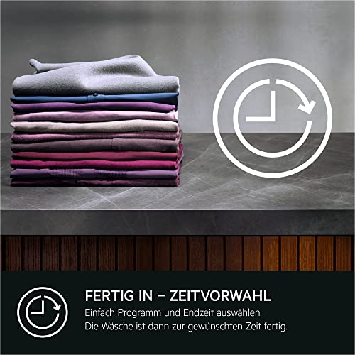 AEG Wärmepumpentrockner 8 kg, Testsieger der Stiftung Warentest, Serie 8000 AbsoluteCare - Wolle- und Seidetrocknung, C, Energiesparend, Trommelbeleuchtung, Knitterschutz, Schontrommel, TR8AMZ68