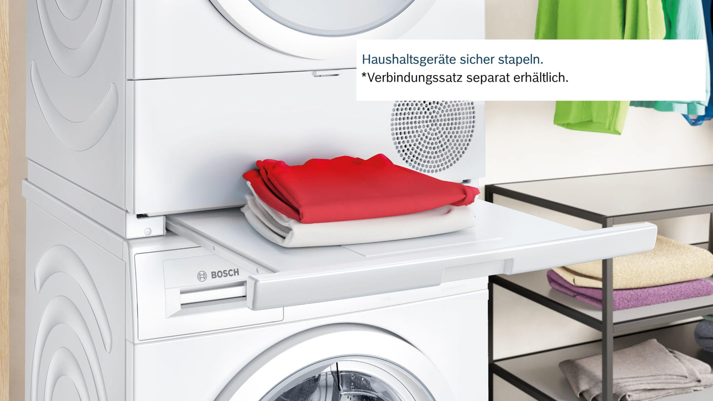 Bosch WQB245B40, Stiftung Warentest GUT (2,5)*, Serie 8 Smarter Wärmepumpentrockner 9 kg, AutoDry Sensorgesteuerte Trocknung, SmartDry Programmautomatik, LED-Display, Selbstreinigender Kondensator
