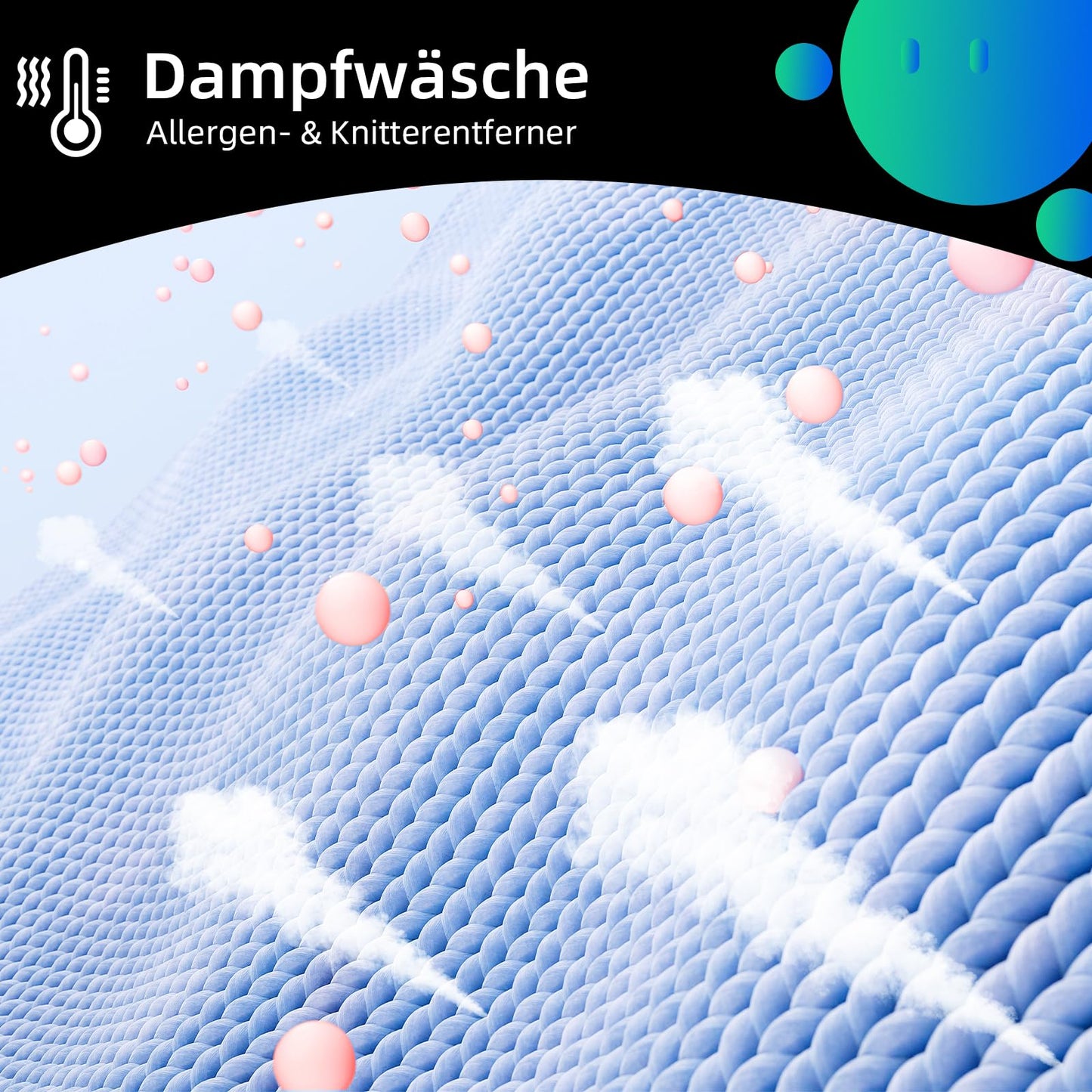 CHiQ Waschmaschine 7kg, InverterMotor, EEK A| 60x46,5x84cm, Große Tür| Eco, Speed Wash, Auto Clean, Kindersicherung|1200 U/Min, Washer Grau, CW07123863AX