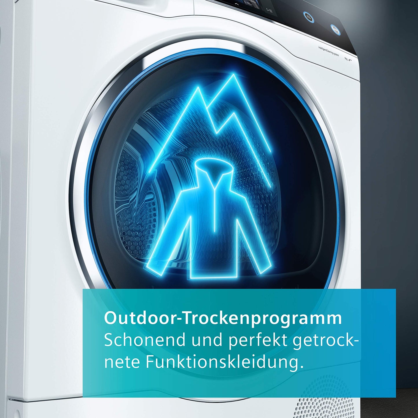Siemens WQ35G2D00 iQ500 Wärmepumpen-Trockner, 8 kg, selbstreinigender Kondensator - Reinigt sich automatisch, autoDry-Technologie - schonendes, präzises Trocknen, speedPack Sparen Sie Zeit Weiß